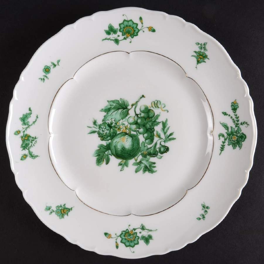 Chevalier (Newer, Inner Gold) Salad Plate by Haviland-1