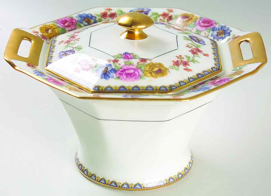 Cheverny Sugar Bowl & Lid by Haviland-1