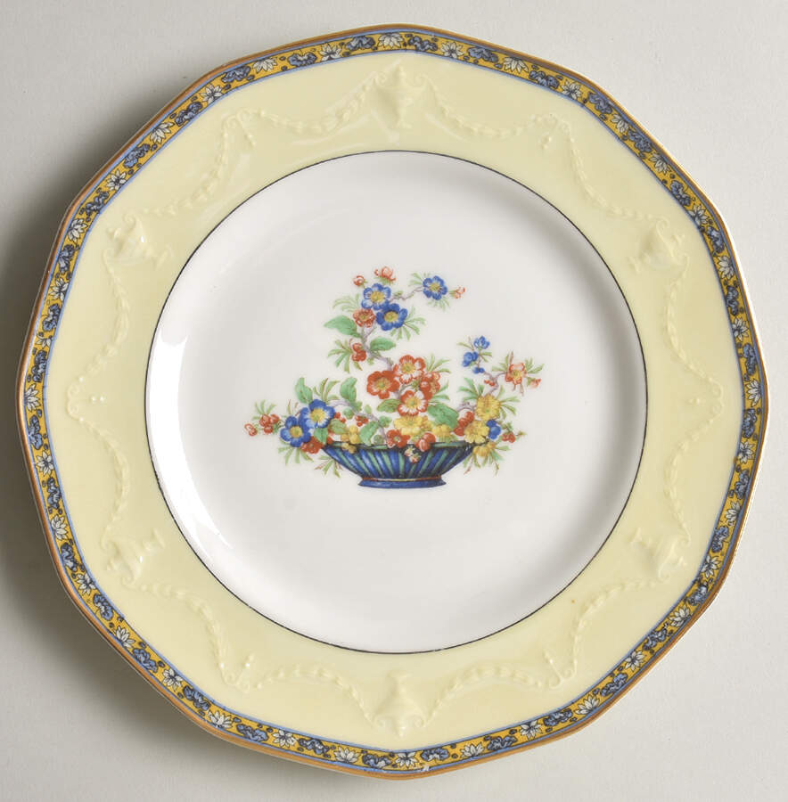 Chippendale Luncheon Plate by Haviland-1