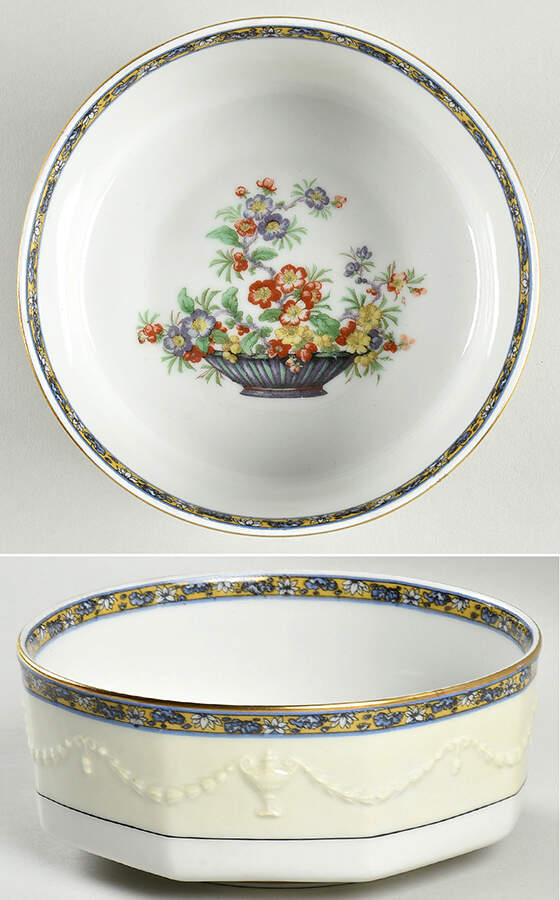 Chippendale Cranberry Bowl by Haviland-1