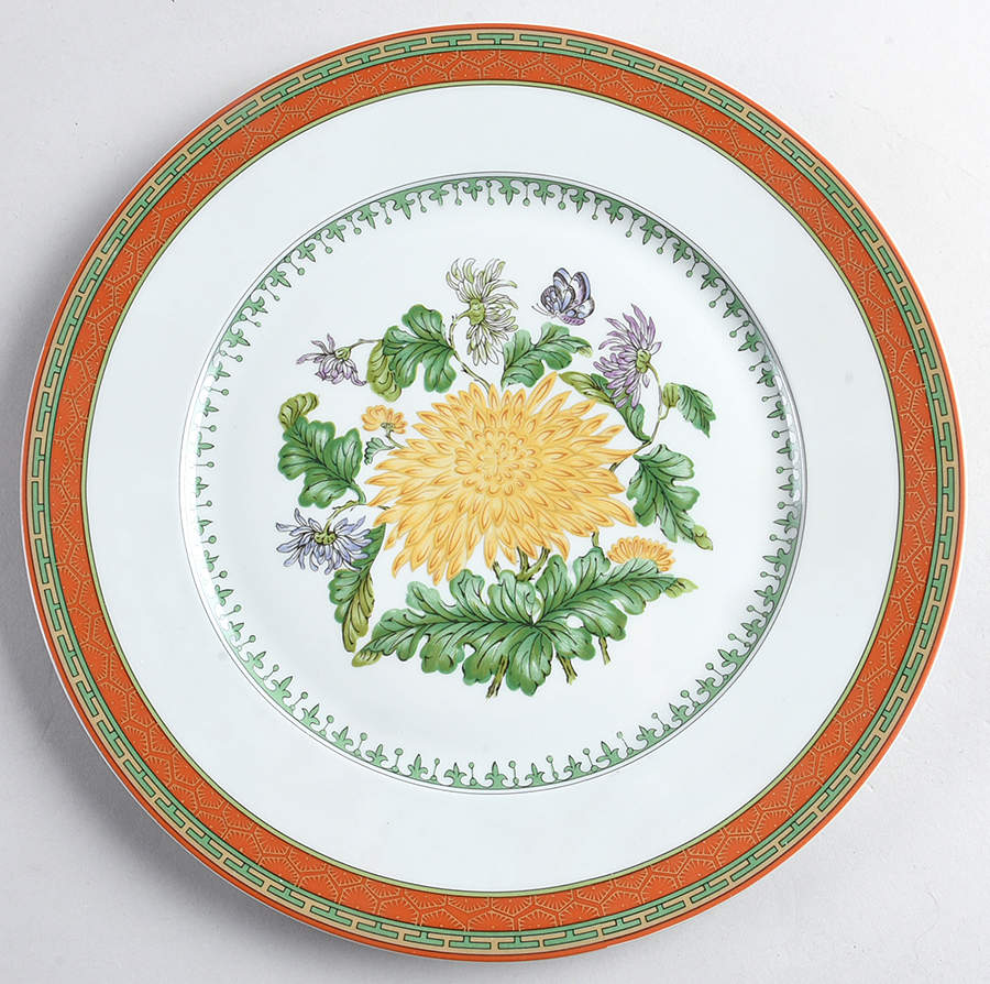 Chrysantheme Large Dinner Plate by Haviland-1