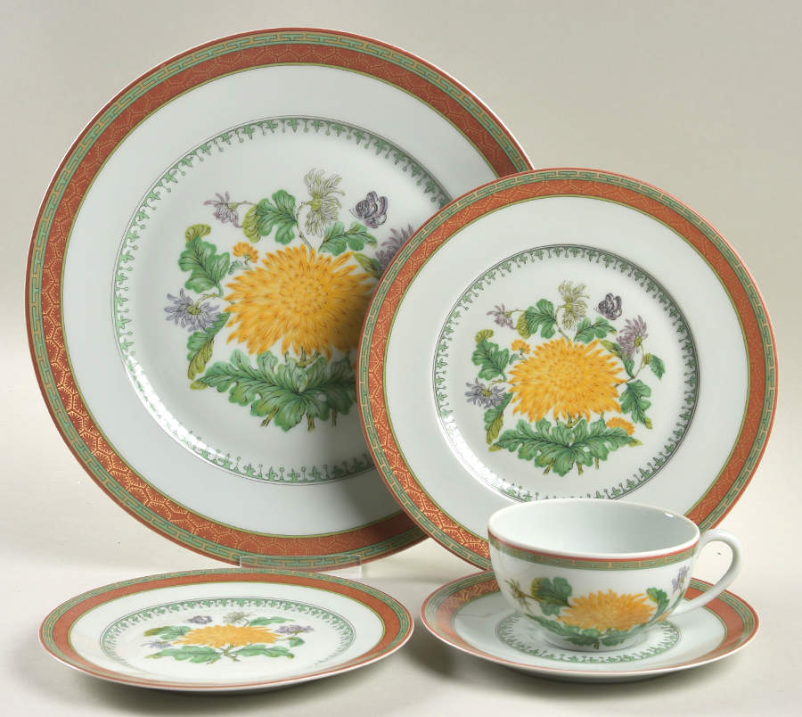 Chrysantheme 5 Piece Place Setting by Haviland-1