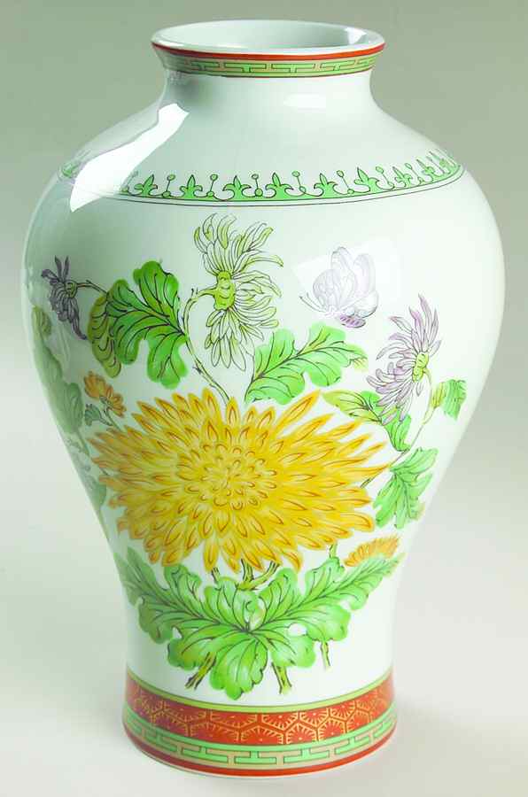 Chrysantheme 9" Vase by Haviland-1
