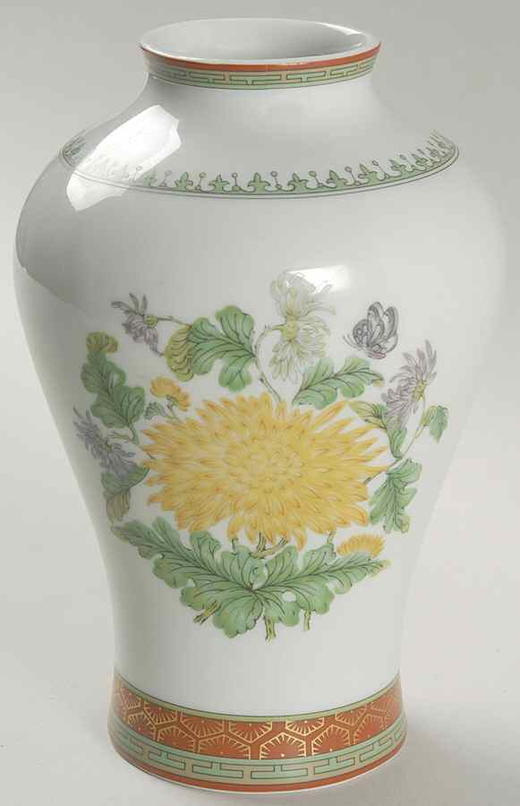 Chrysantheme 6" Vase by Haviland-1