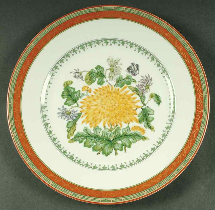 Chrysantheme Dinner Plate by Haviland-1