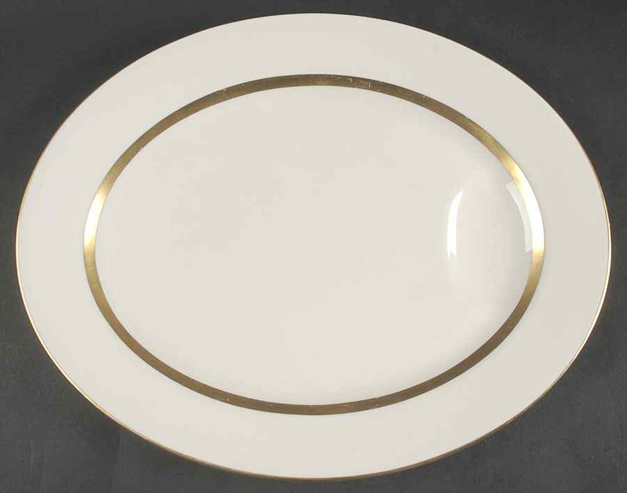Claridge 14" Oval Serving Platter by Haviland-1