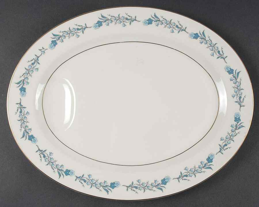 Clinton 14" Oval Serving Platter by Haviland-1