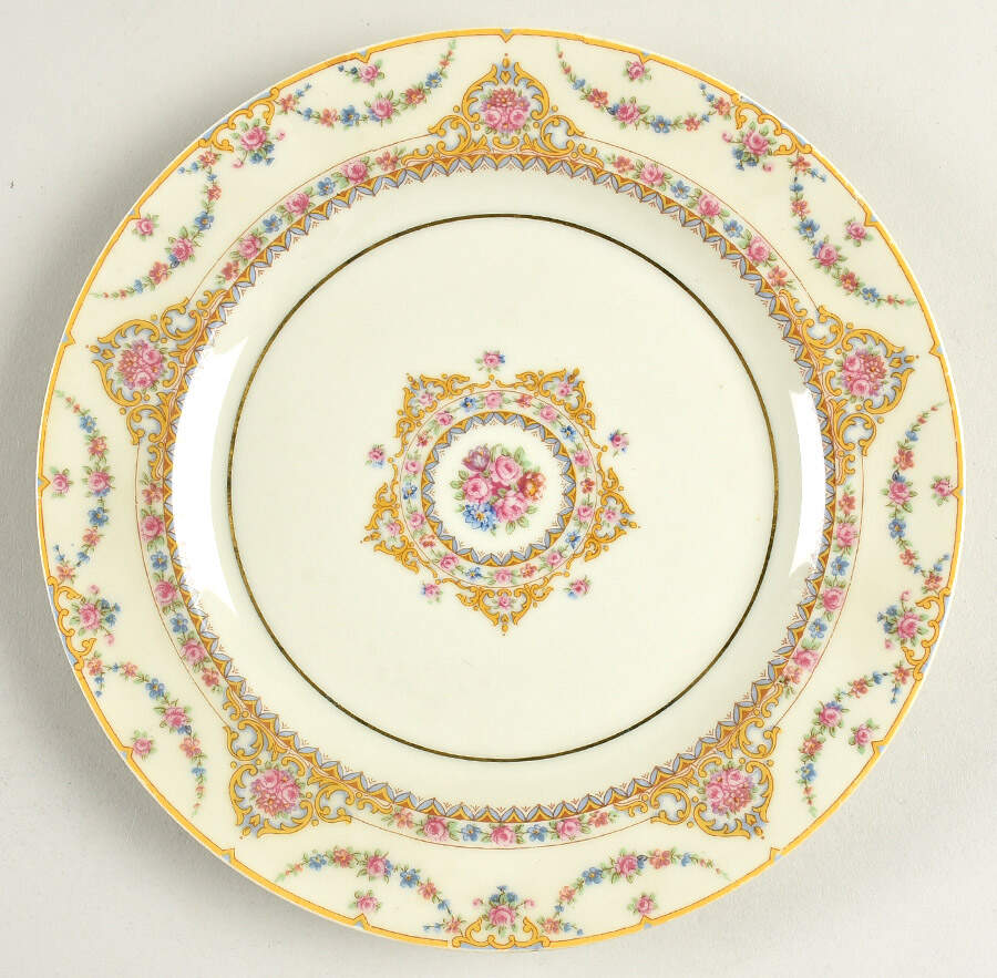 Clio Luncheon Plate by Haviland-1