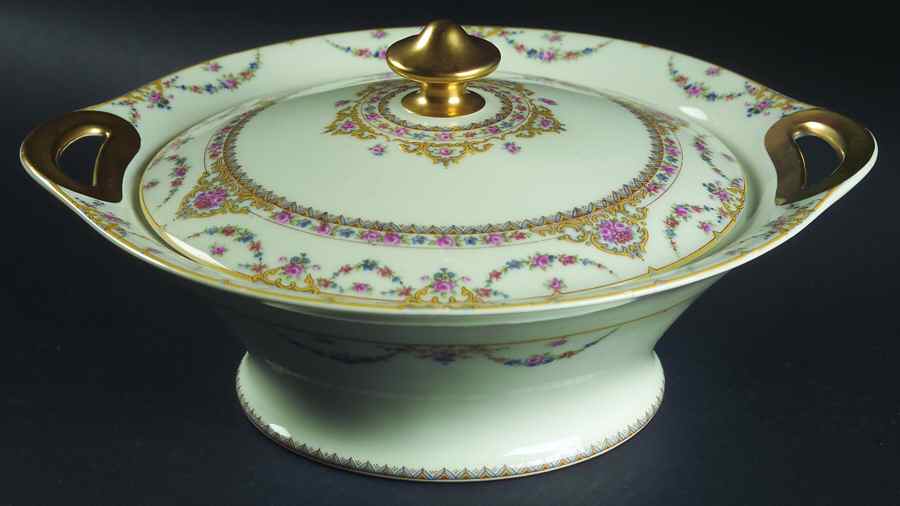 Clio Round Covered Vegetable by Haviland-1