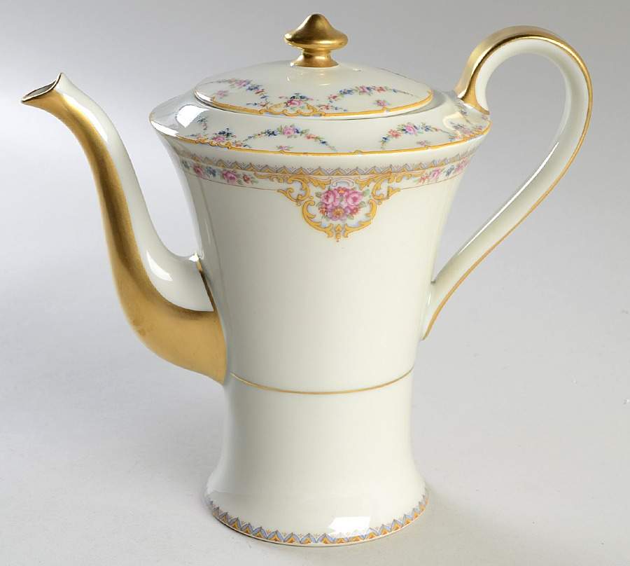 Clio Coffee Pot & Lid by Haviland-1