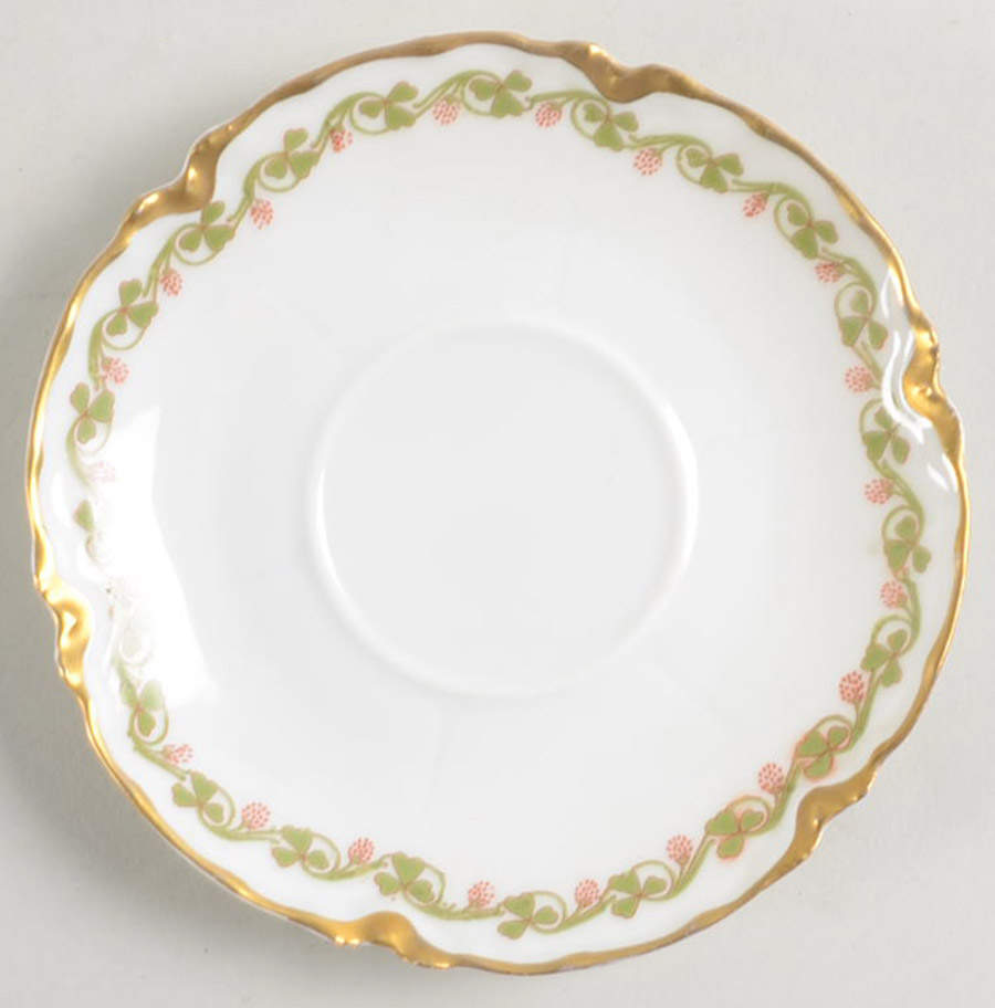 Clover Leaf Saucer for Flat Demitasse Cup by Haviland-1