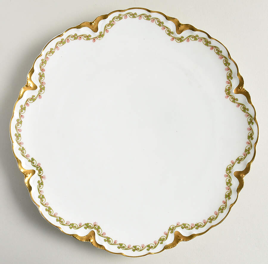 Clover Leaf Coupe Dinner Plate by Haviland-1