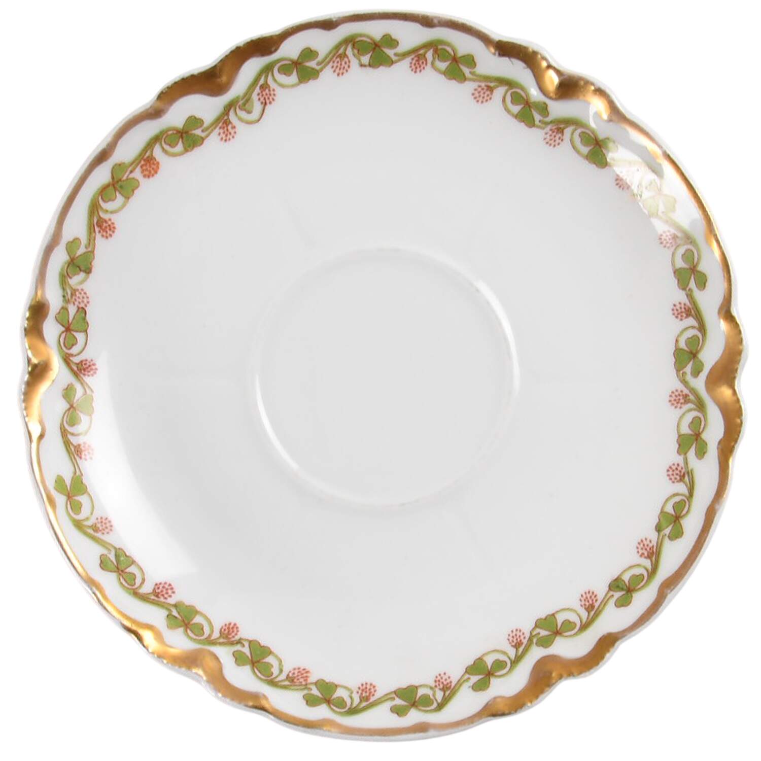 Clover Leaf Saucer for Flat Demitasse Cup by Haviland-1