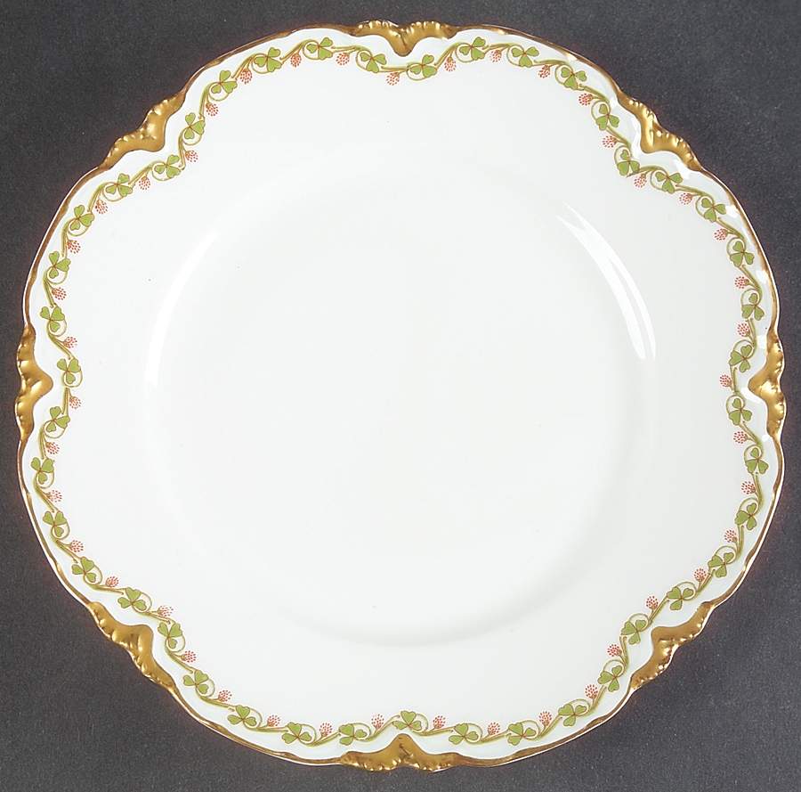 Clover Leaf Luncheon Plate by Haviland-1
