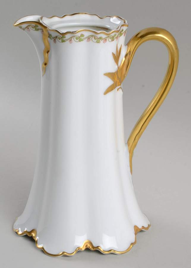 Clover Leaf Chocolate Pot No Lid by Haviland-1