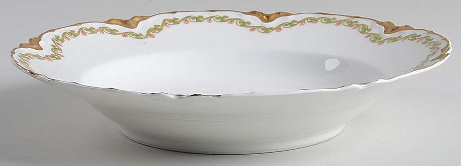 Clover Leaf Large Rim Soup Bowl by Haviland-1