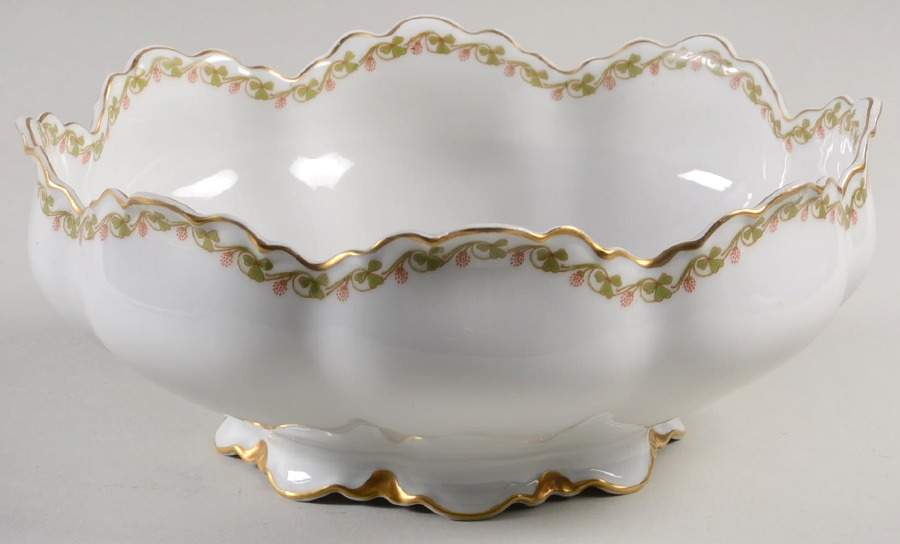 Clover Leaf 8" Salad Serving Bowl by Haviland-1