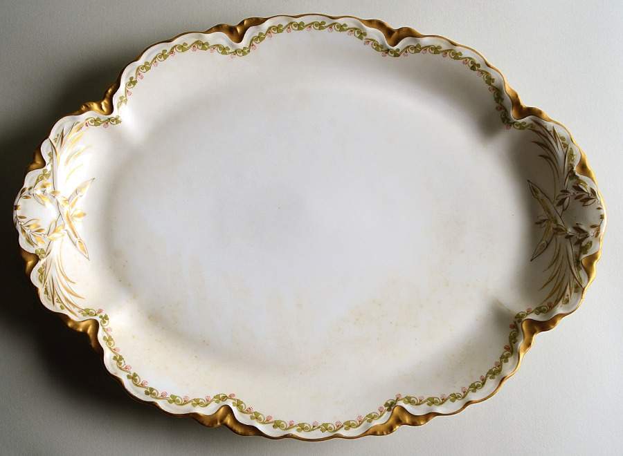 Clover Leaf 15" Oval Serving Platter by Haviland-1