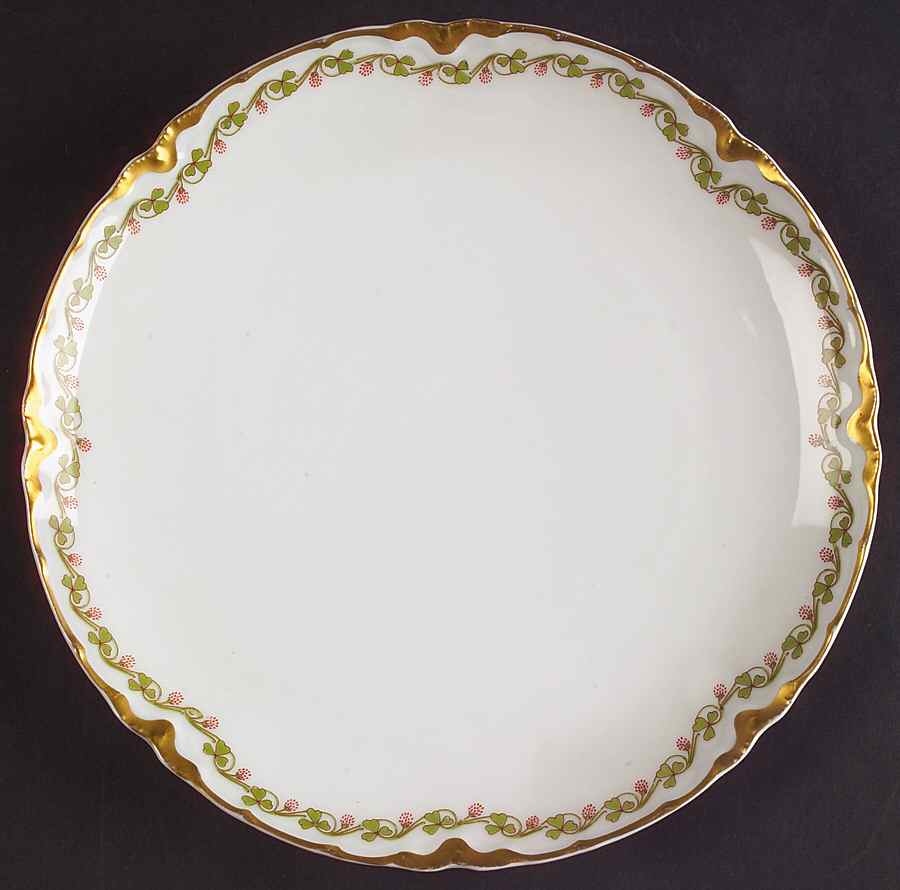 Clover Leaf Coupe Luncheon Plate by Haviland-1