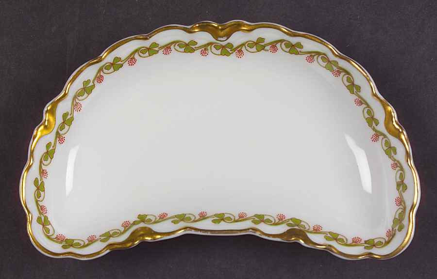 Clover Leaf Bone Dish by Haviland-1