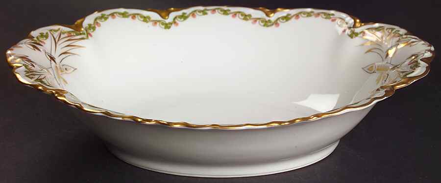 Clover Leaf 10" Oval Vegetable Bowl by Haviland-1