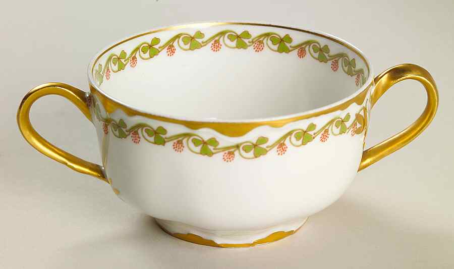 Clover Leaf Bouillon Soup Bowl by Haviland-1