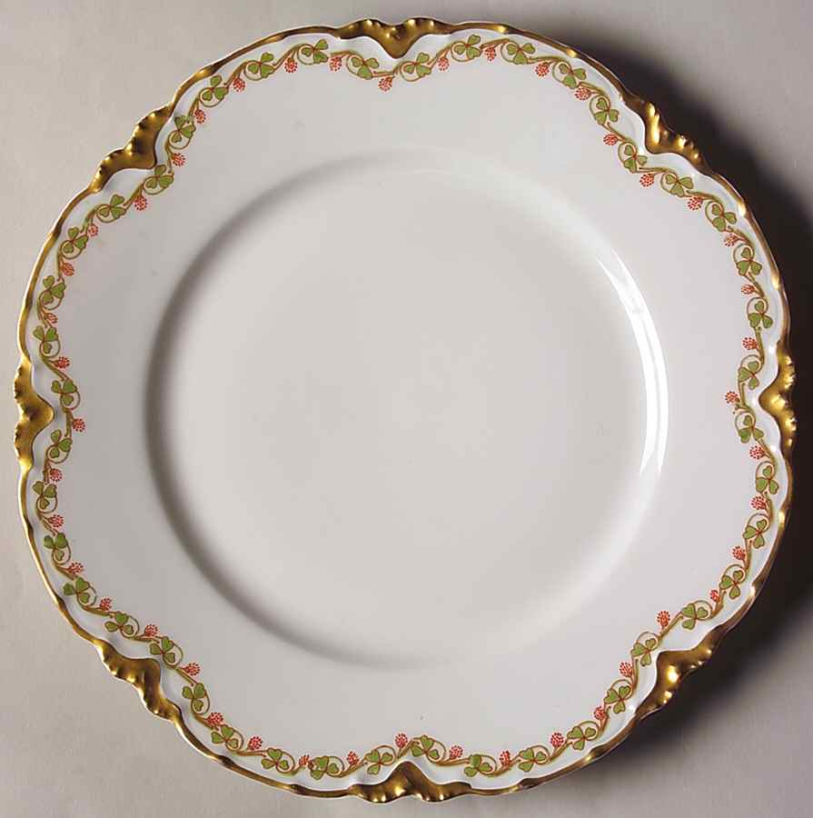 Clover Leaf Luncheon Plate by Haviland-1
