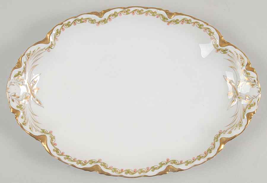 Clover Leaf 11" Oval Serving Platter by Haviland-1