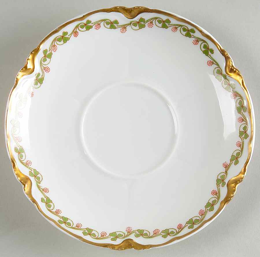 Clover Leaf Saucer for Bouillon Soup by Haviland-1