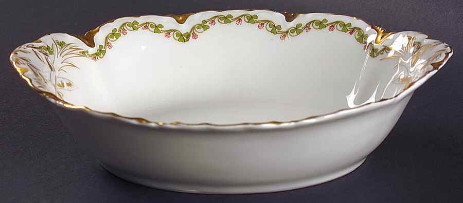 Clover Leaf 9" Oval Vegetable Bowl by Haviland-1