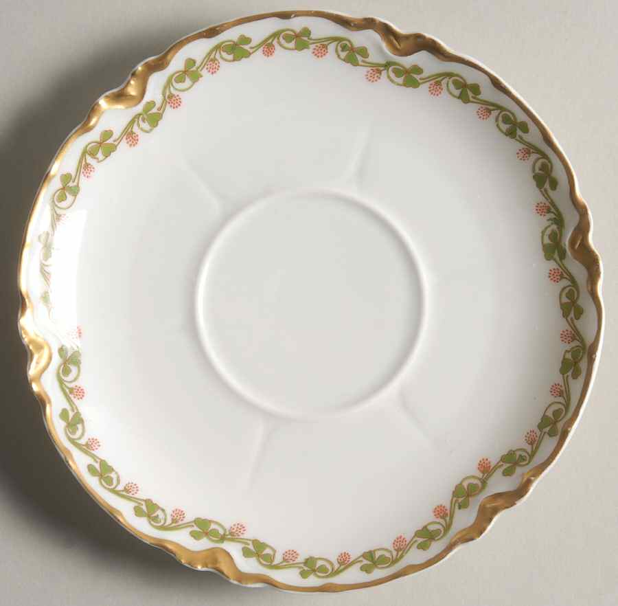 Clover Leaf Saucer for Bouillon Soup by Haviland-1