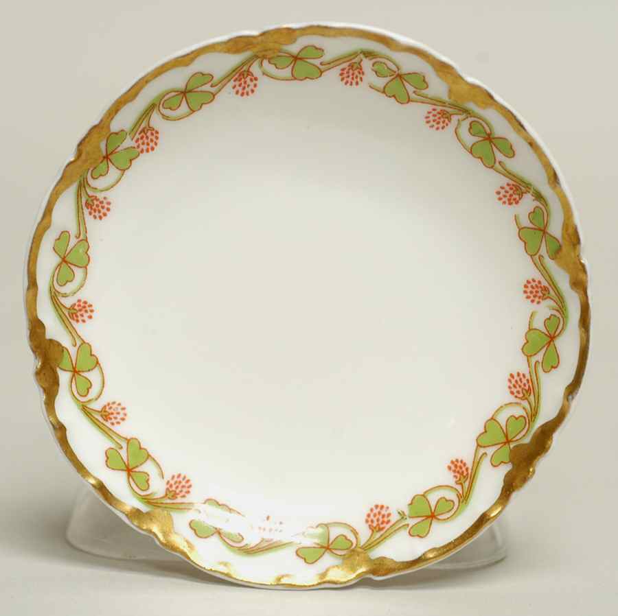 Clover Leaf Butter Pat by Haviland-1