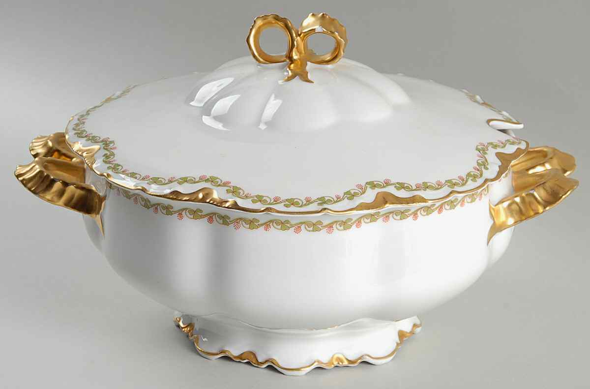 Clover Leaf Tureen & Lid by Haviland-1
