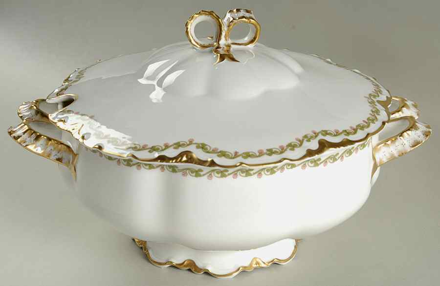 Clover Leaf Tureen & Lid by Haviland-1