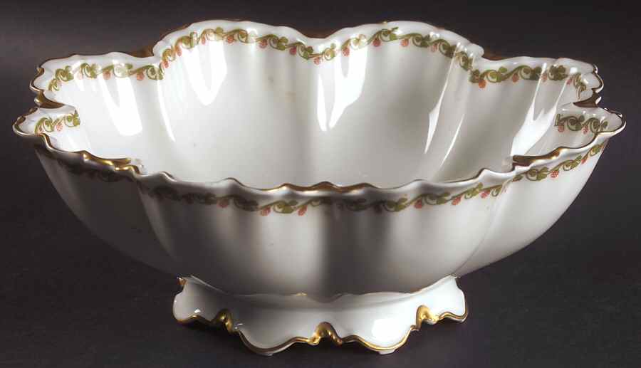 Clover Leaf 10" Large Salad Serving Bowl by Haviland-1