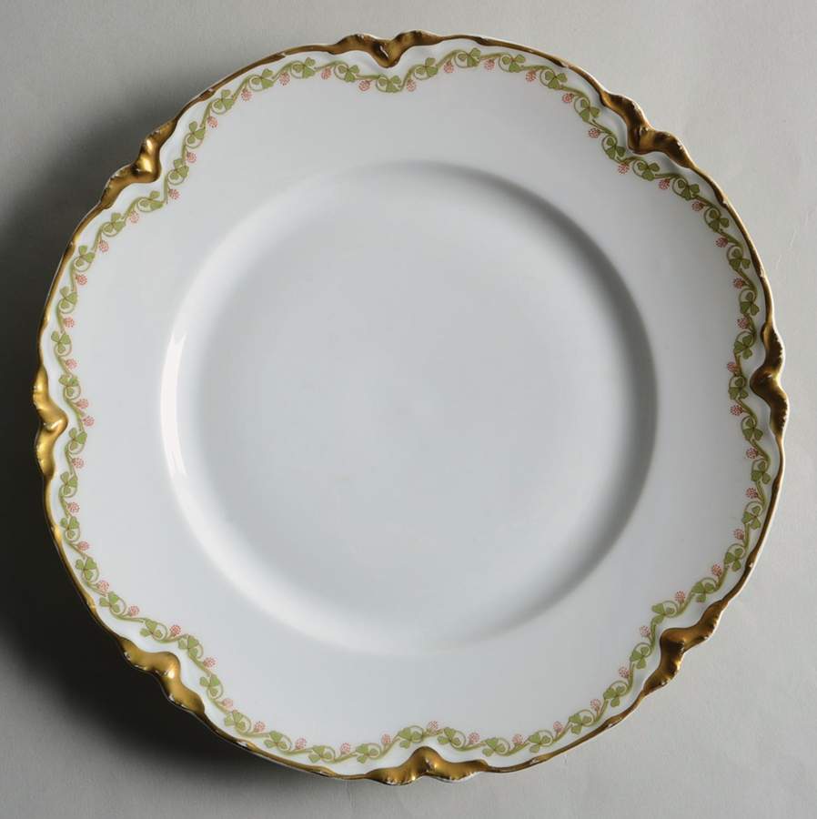 Clover Leaf Dinner Plate by Haviland-1