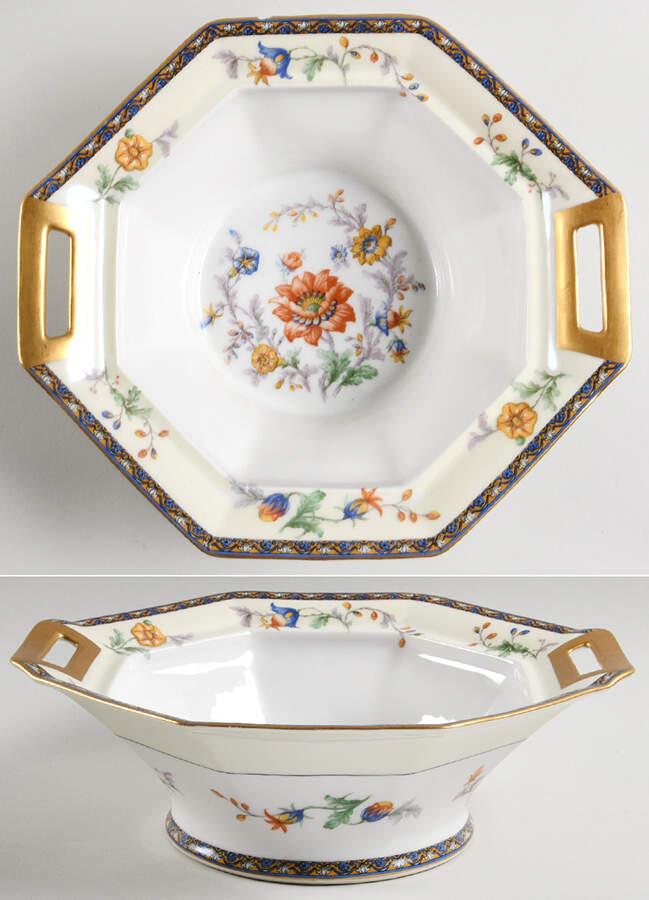 Cluny Octagonal Vegetable No Lid by Haviland-1