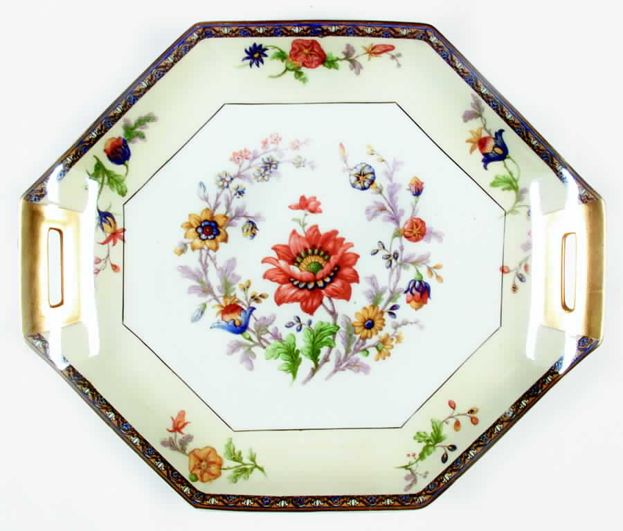Cluny Handled Cake Plate by Haviland-1
