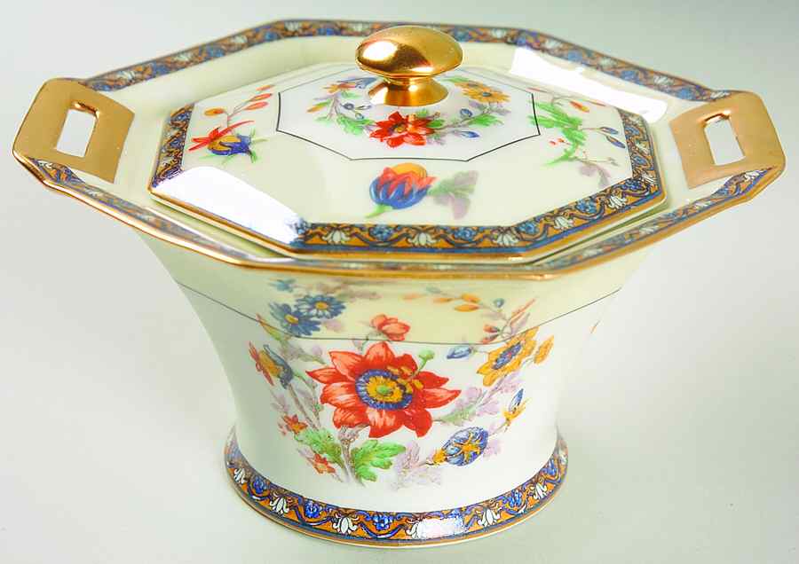 Cluny Sugar Bowl & Lid by Haviland-1