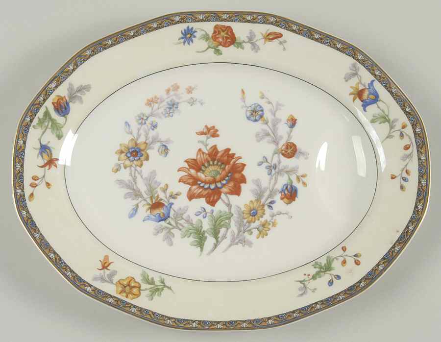 Cluny 11" Oval Serving Platter by Haviland-1