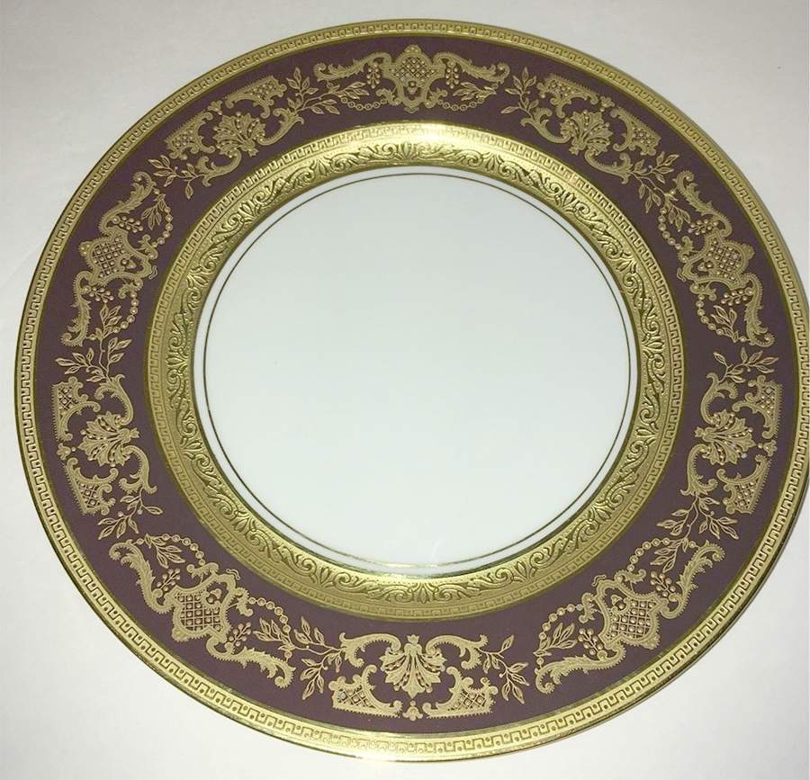 Colbert Blue Dinner Plate by Haviland-1