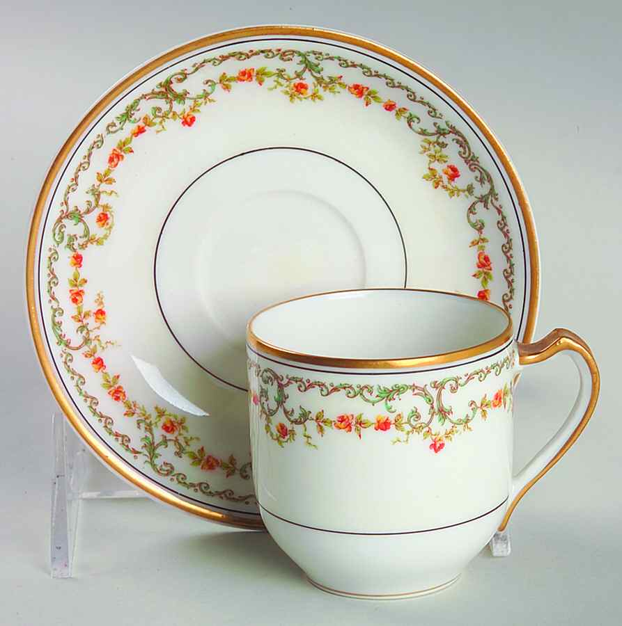 The Colmar Flat Demitasse Cup & Saucer Set by Haviland-1