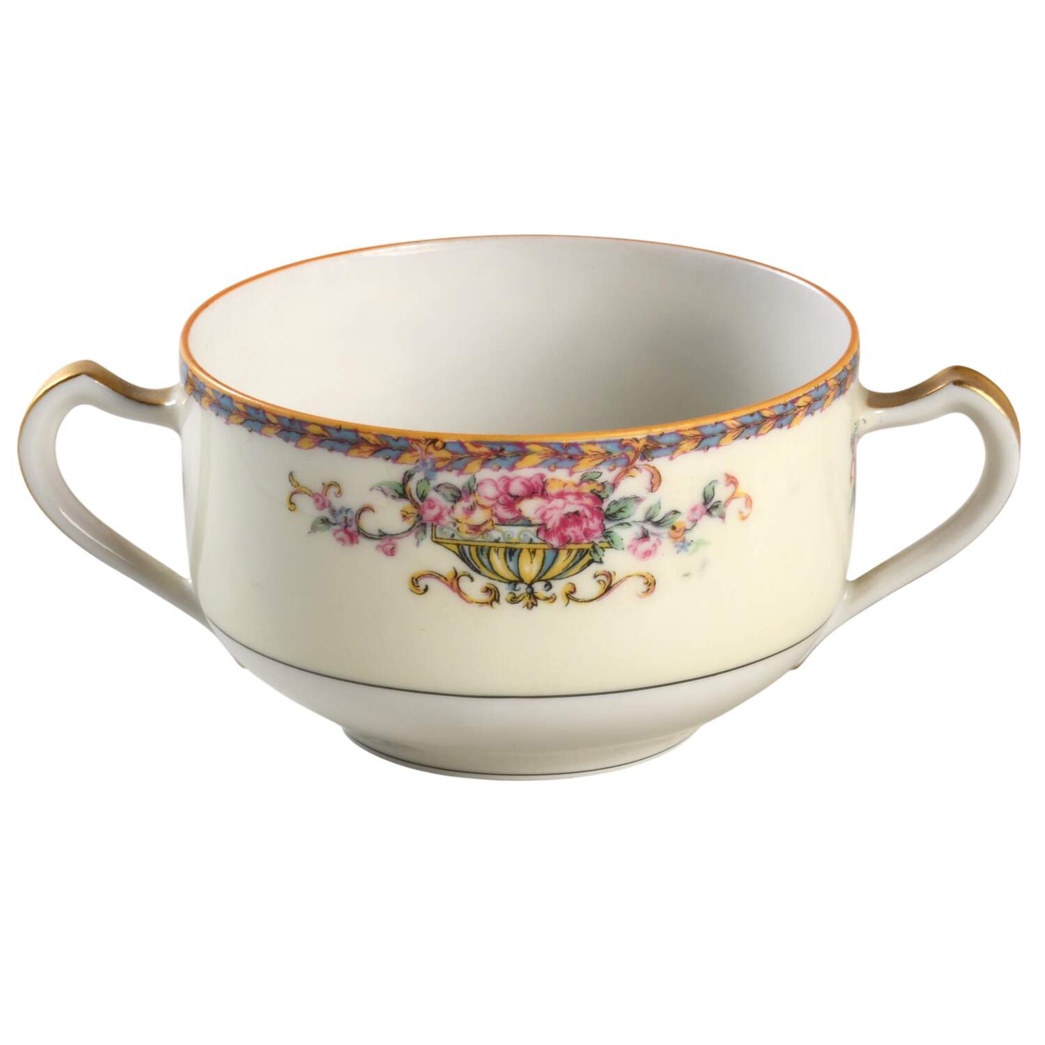 Commodore (No Trim) Flat Bouillon Cup by Haviland-1