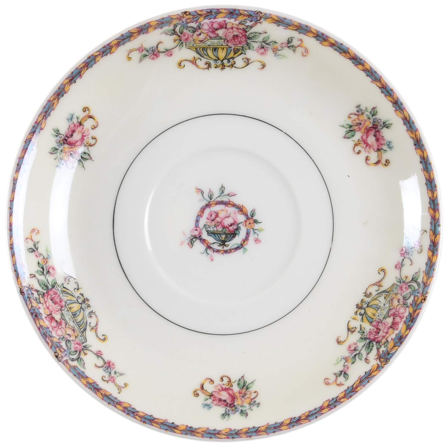 Commodore (No Trim) Saucer by Haviland-1