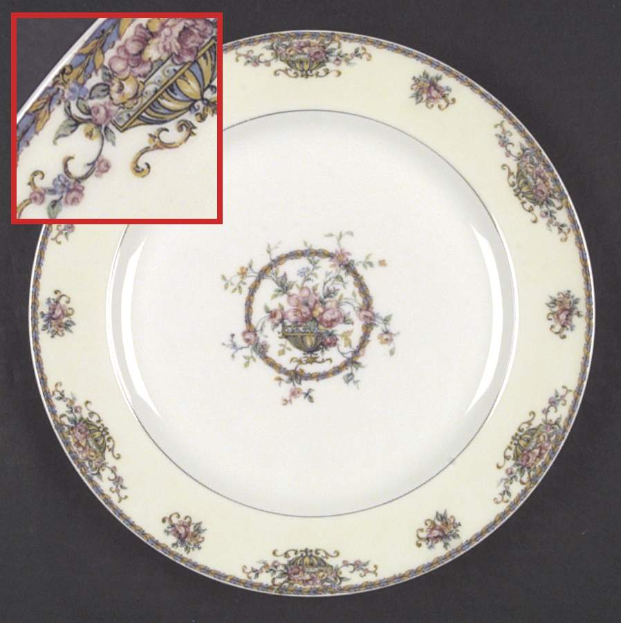 Commodore (No Trim) Dinner Plate by Haviland-1