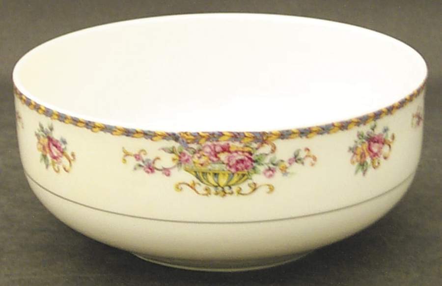 Commodore (No Trim) Cranberry Bowl by Haviland-1