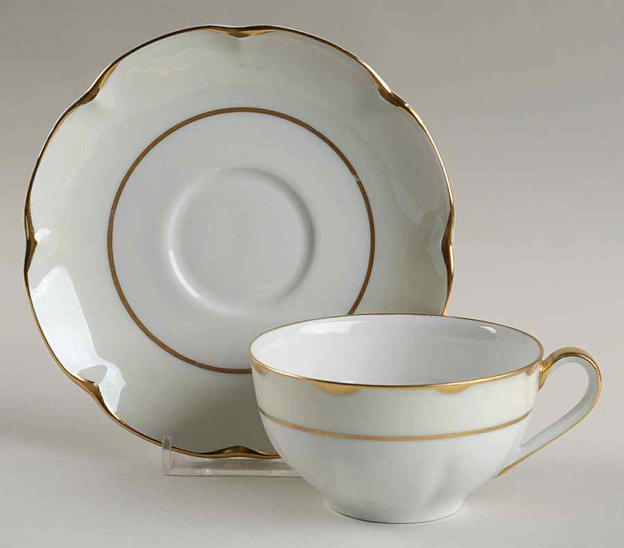 Concorde (French) Flat Cup & Saucer Set by Haviland-1