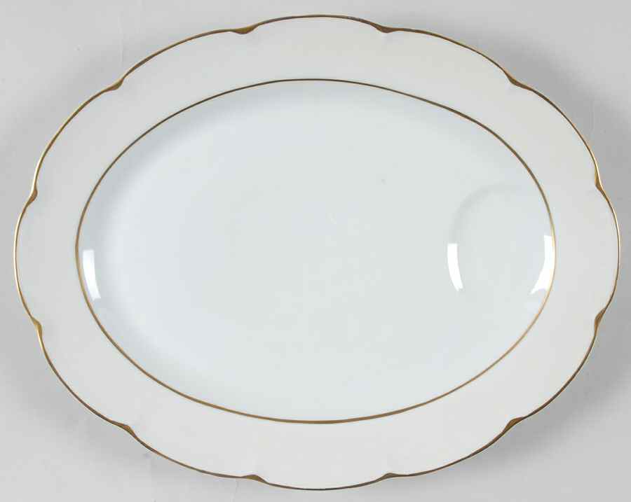 Concorde (French) 13" Oval Serving Platter by Haviland-1