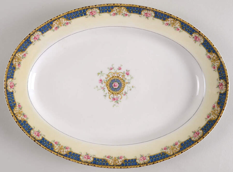 Concord 13" Oval Serving Platter by Haviland-1