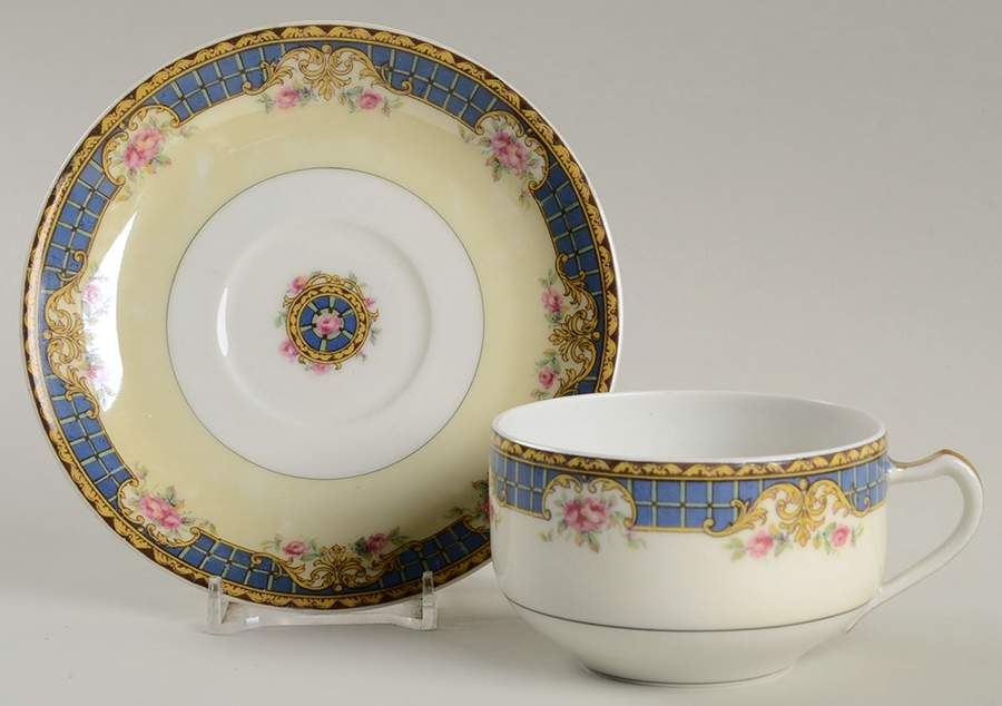 Concord Flat Cup & Saucer Set by Haviland-1